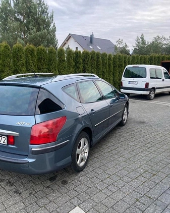 Peugeot 407 cena 6500 przebieg: 390000, rok produkcji 2005 z Obrzycko małe 301